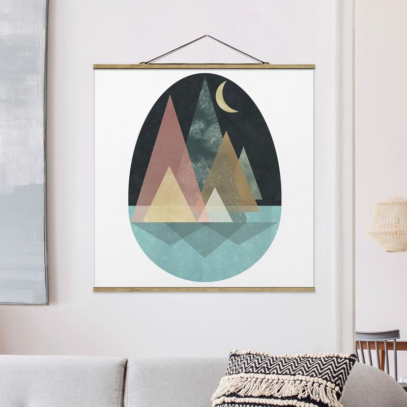 

Imagen de tela - Utopian Landscape - Moon - Cuadrado 1:1 Dimensión LxA: 50cm x 50cm