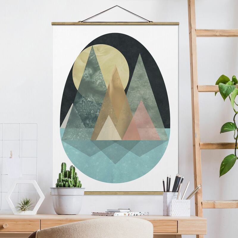 

Imagen de tela - Utopian Landscape - Sun - Alto 4:3 Dimensión LxA: 106.5cm x 80cm