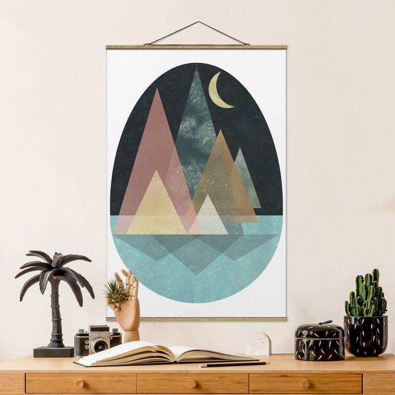 

Imagen de tela - Utopian Landscape - Moon - Alto 3:2 Dimensión LxA: 75cm x 50cm
