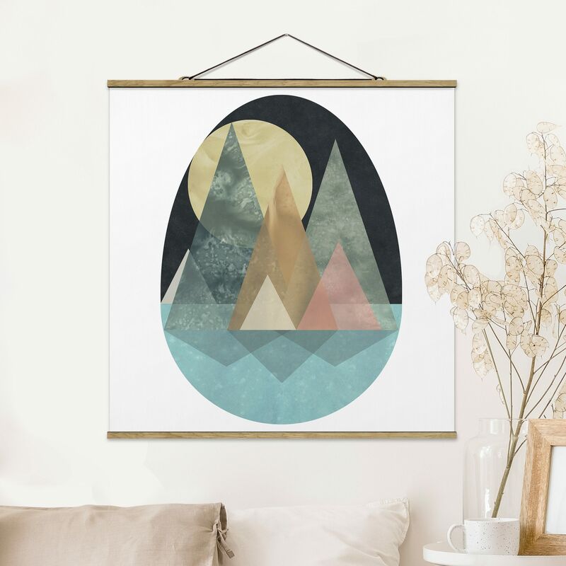 

Imagen de tela - Utopian Landscape - Sun - Cuadrado 1:1 Dimensión LxA: 50cm x 50cm