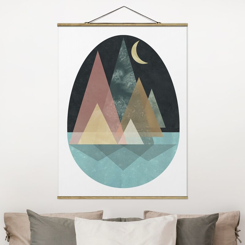 

Imagen de tela - Utopian Landscape - Moon - Alto 4:3 Dimensión LxA: 133.5cm x 100cm