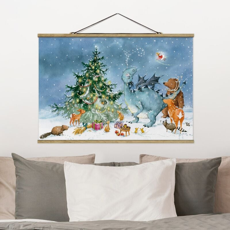 

Imagen de tela - Vasily Raccoon - Christmas - Apaisado 2:3 Dimensión LxA: 23.5cm x 35cm