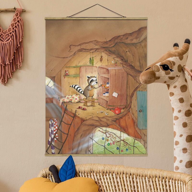 

Imagen de tela - Vasily Raccoon - Vasily On Kitchen Cabinet - Alto 4:3 Dimensión LxA: 66.4cm x 50cm