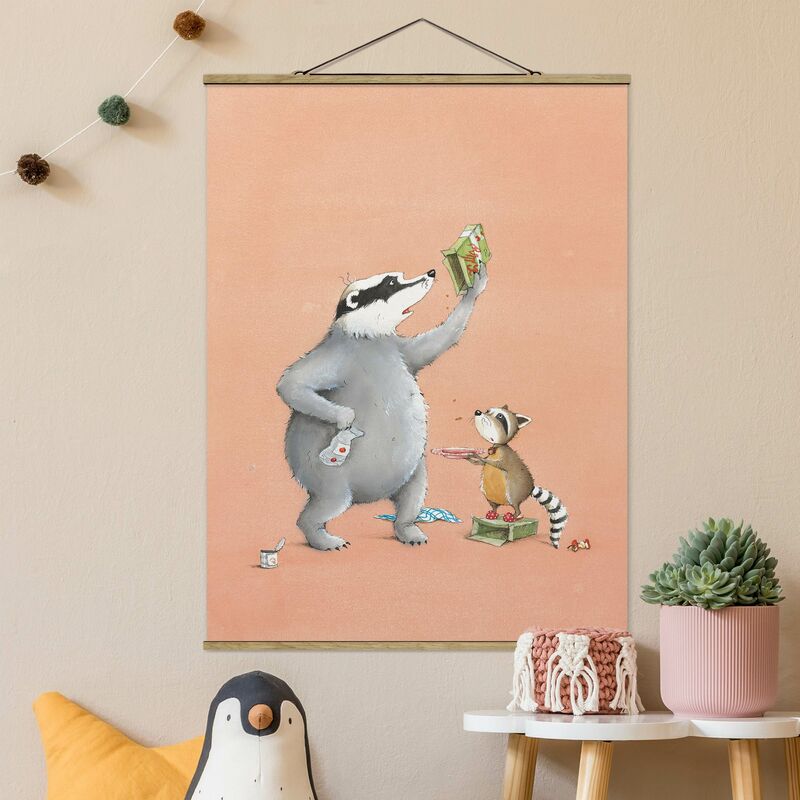 

Imagen de tela - Vasily Raccoon - Vasilys Inventories Are Empty - Alto 4:3 Dimensión LxA: 106.5cm x 80cm