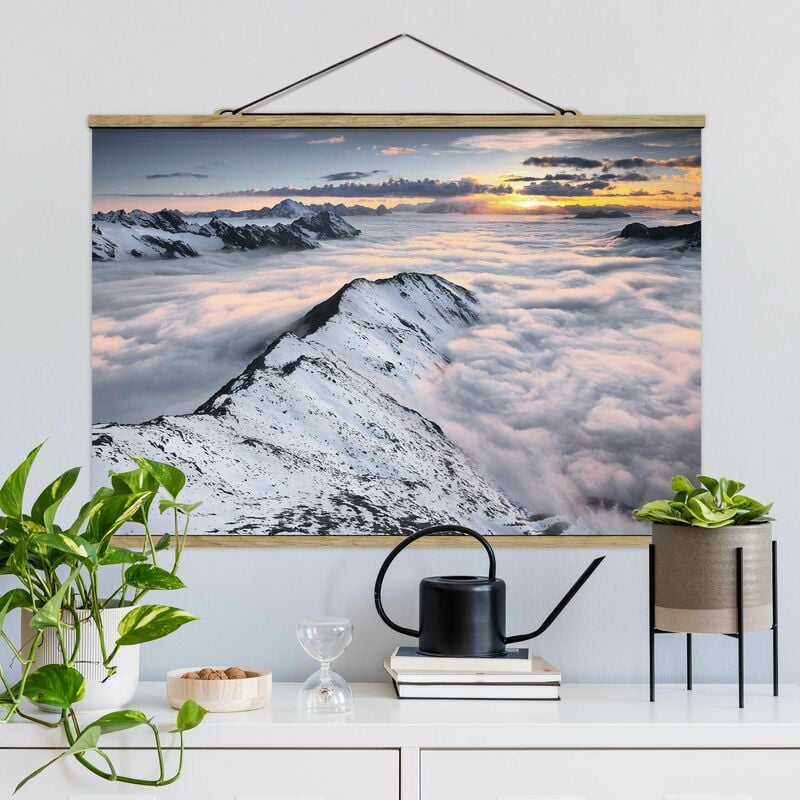 

Imagen de tela - View Of Clouds And Mountains - Apaisado 2:3 Dimensión LxA: 66.5cm x 100cm
