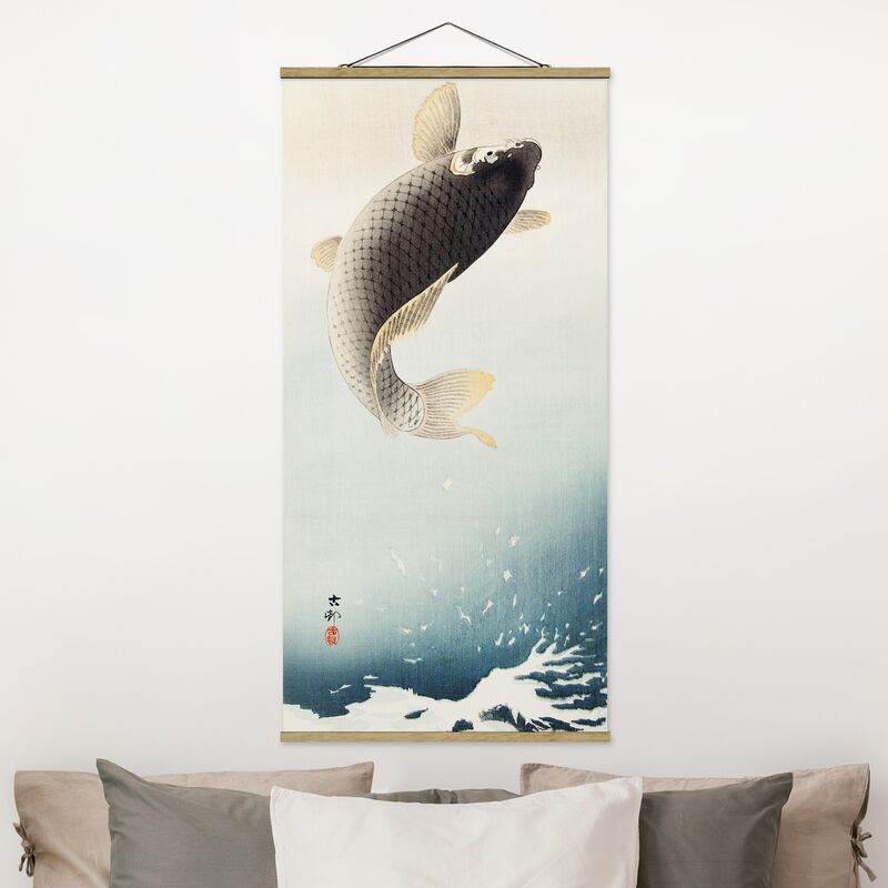 

Imagen de tela - Vintage Illustration Asian Fish II - Alto 2:1 Dimensión LxA: 70cm x 35cm