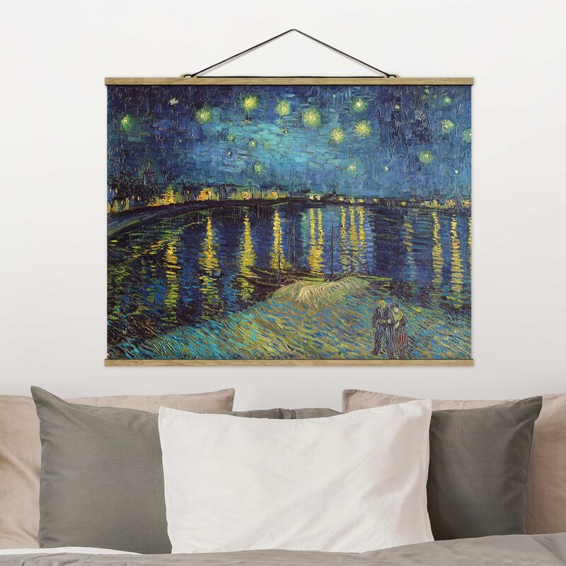 

Imagen de tela - Vincent Van Gogh - Starry Night Over The Rhone - Apaisado 3:4 Dimensión LxA: 26cm x 35cm