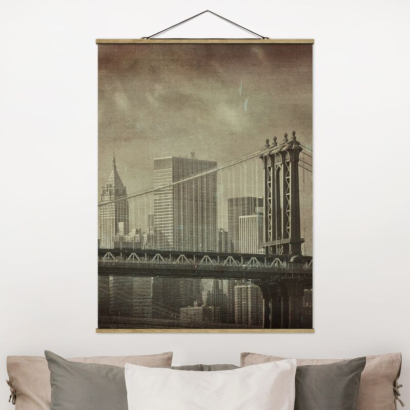 

Imagen de tela - Vintage New York - Alto 4:3 Dimensión LxA: 66.4cm x 50cm