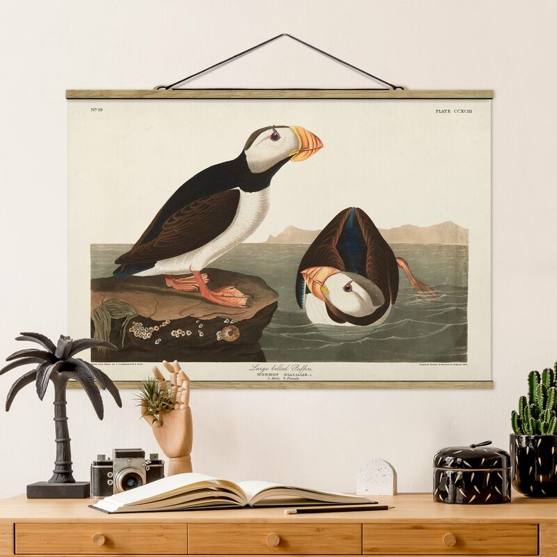 

Imagen de tela - Vintage Board Puffin II - Apaisado 2:3 Dimensión LxA: 33.5cm x 50cm