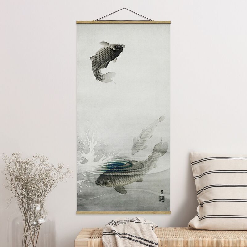 

Imagen de tela - Vintage Illustration Asian Fish III - Alto 2:1 Dimensión LxA: 100cm x 50cm