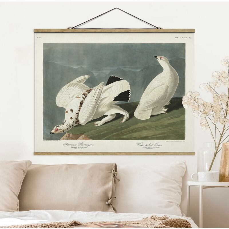 

Imagen de tela - Vintage Board Moorschneehuhn - Apaisado 3:4 Dimensión LxA: 37.5cm x 50cm