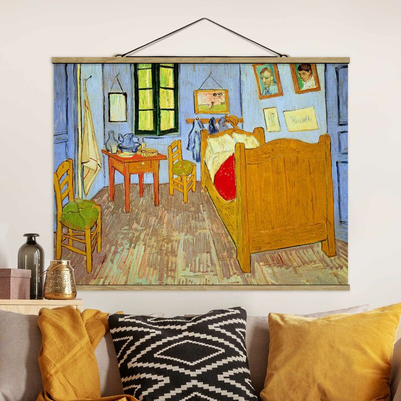 

Imagen de tela - Vincent Van Gogh - Bedroom In Arles - Apaisado 3:4 Dimensión LxA: 26cm x 35cm