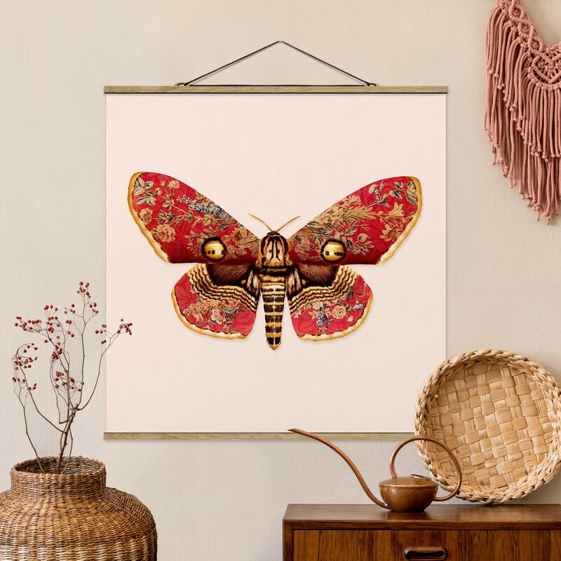 

Imagen de tela - Vintage Moth - Cuadrado 1:1 Dimensión LxA: 80cm x 80cm