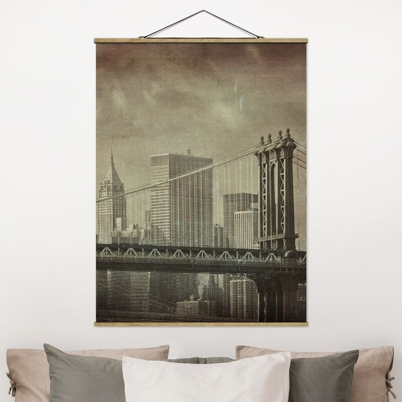 

Imagen de tela - Vintage New York - Alto 4:3 Dimensión LxA: 106.5cm x 80cm