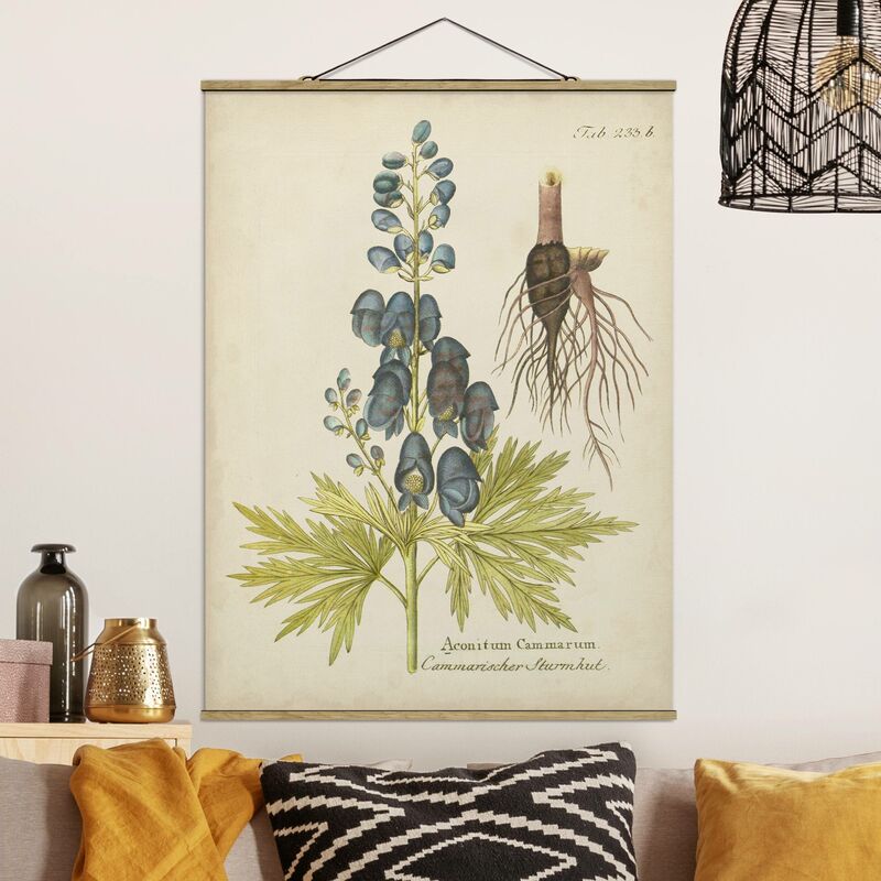 

Imagen de tela - Vintage Botany In Blue Monkshood - Alto 4:3 Dimensión LxA: 133.5cm x 100cm