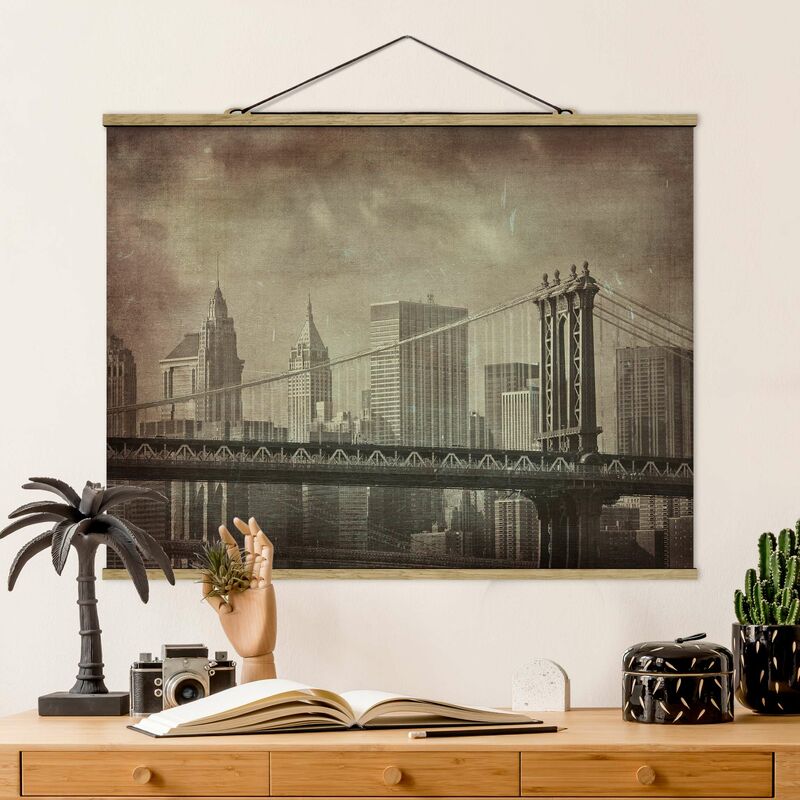 

Imagen de tela - Vintage New York - Apaisado 3:4 Dimensión LxA: 75cm x 100cm