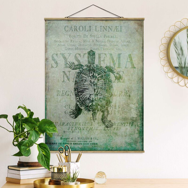 

Imagen de tela - Vintage Collage - Antique Turtle - Alto 4:3 Dimensión LxA: 46.5cm x 35cm
