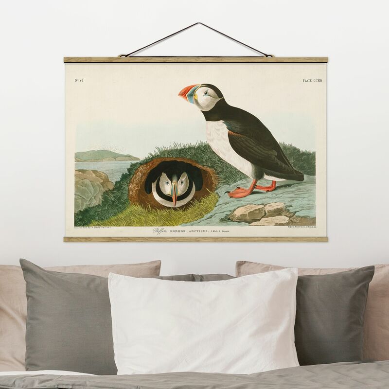 

Imagen de tela - Vintage Board Puffins - Apaisado 2:3 Dimensión LxA: 33.5cm x 50cm