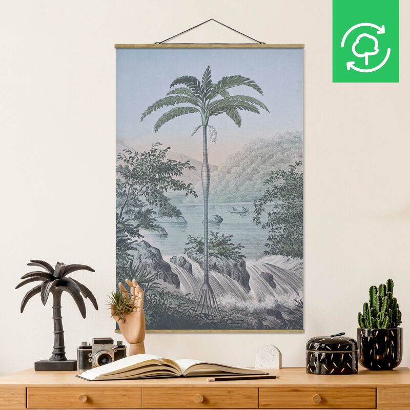 

Imagen de tela - Vintage Illustration - Landscape With Palm Tree - Alto 3:2 Dimensión LxA: 150cm x 100cm