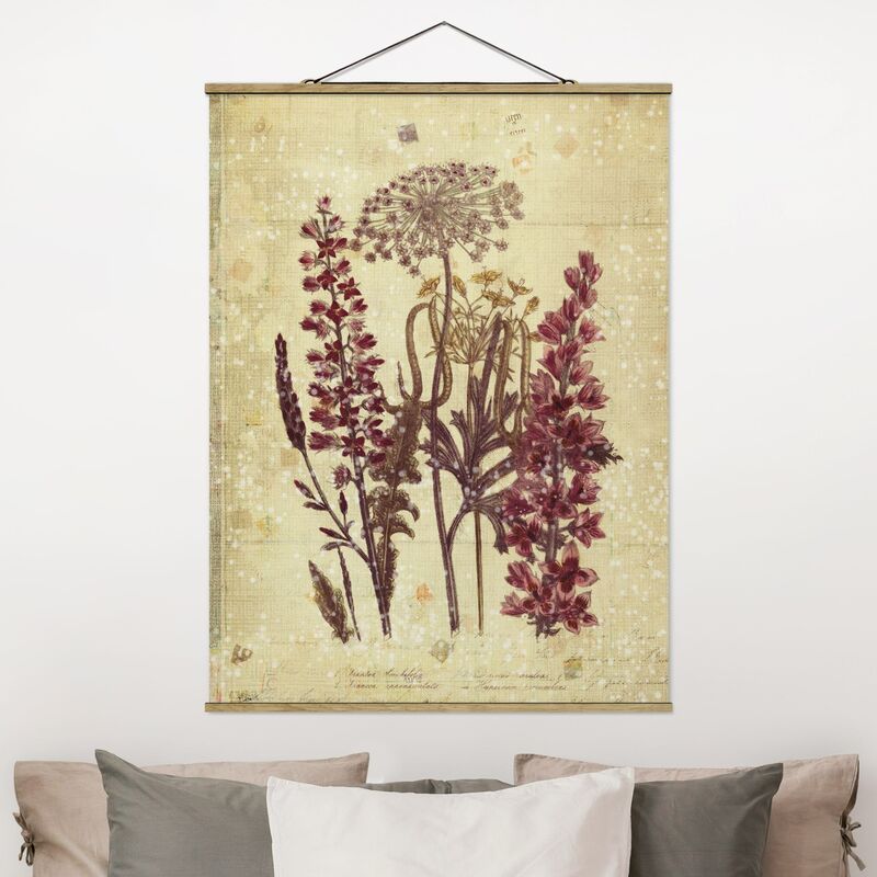 

Imagen de tela - Vintage Linen Optics Flowers - Alto 4:3 Dimensión LxA: 106.5cm x 80cm