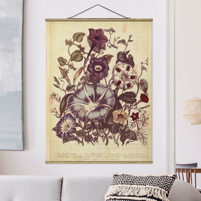 

Imagen de tela - Vintage Memory Bouquet - Alto 4:3 Dimensión LxA: 106.5cm x 80cm