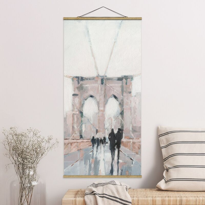 

Imagen de tela - Walk In The Morning I - Alto 2:1 Dimensión LxA: 100cm x 50cm