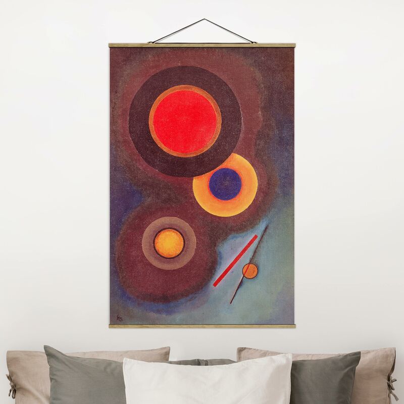 

Imagen de tela - Wassily Kandinsky - Circles And Lines - Alto 3:2 Dimensión LxA: 52.5cm x 35cm