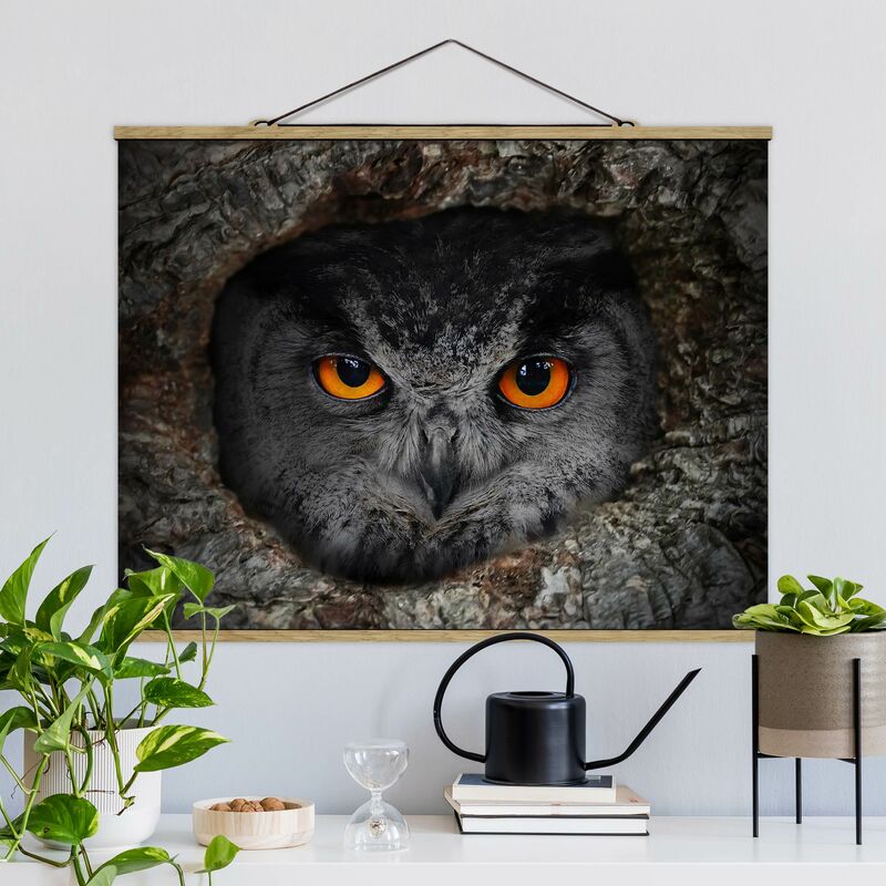

Imagen de tela - Watching Owl - Apaisado 3:4 Dimensión LxA: 26cm x 35cm