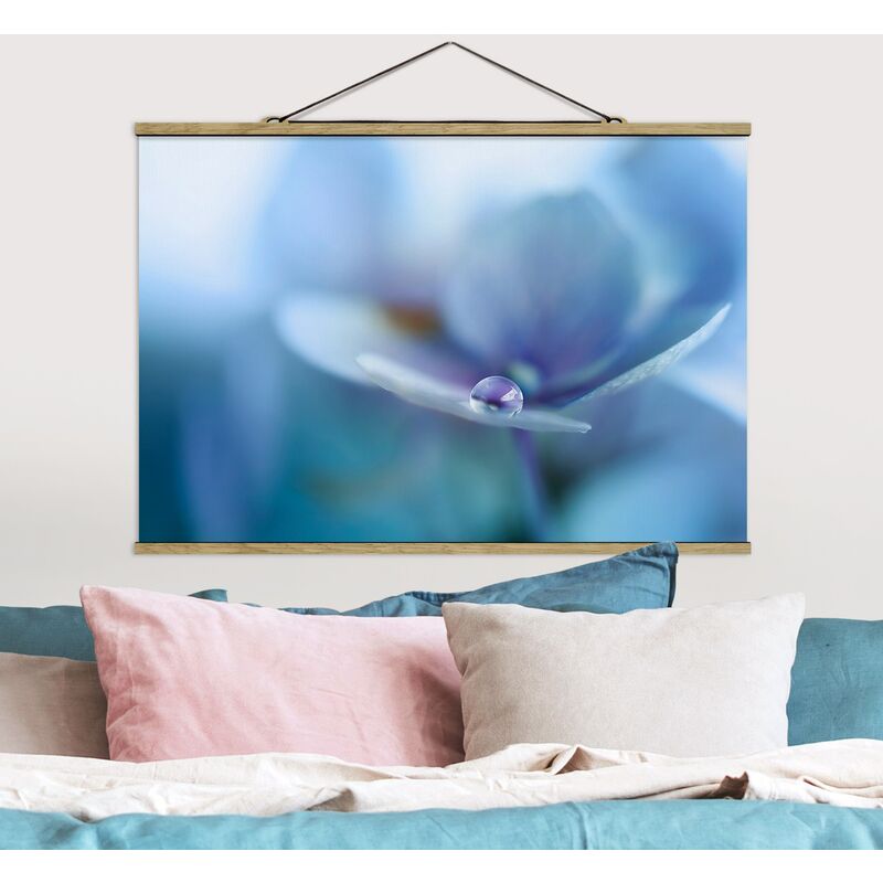 

Imagen de tela - Water Drops Hydrangeas - Apaisado 2:3 Dimensión LxA: 23.5cm x 35cm