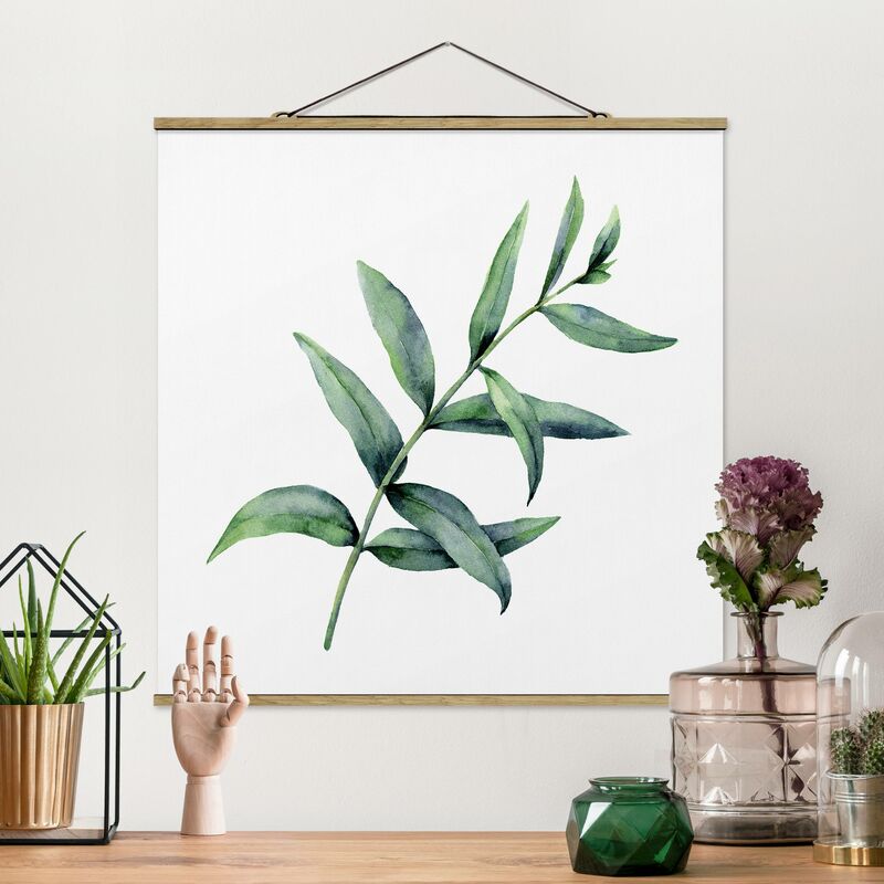

Imagen de tela - Waterclolour Eucalyptus l - Cuadrado 1:1 Dimensión LxA: 80cm x 80cm