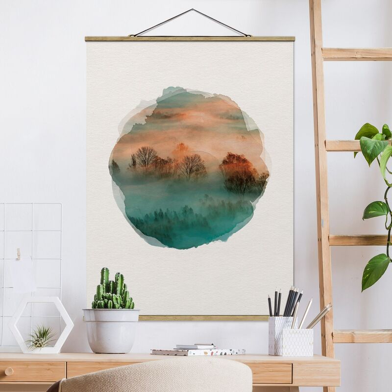 

Imagen de tela - Watercolors - Mist At Sunrise - Alto 4:3 Dimensión LxA: 106.5cm x 80cm