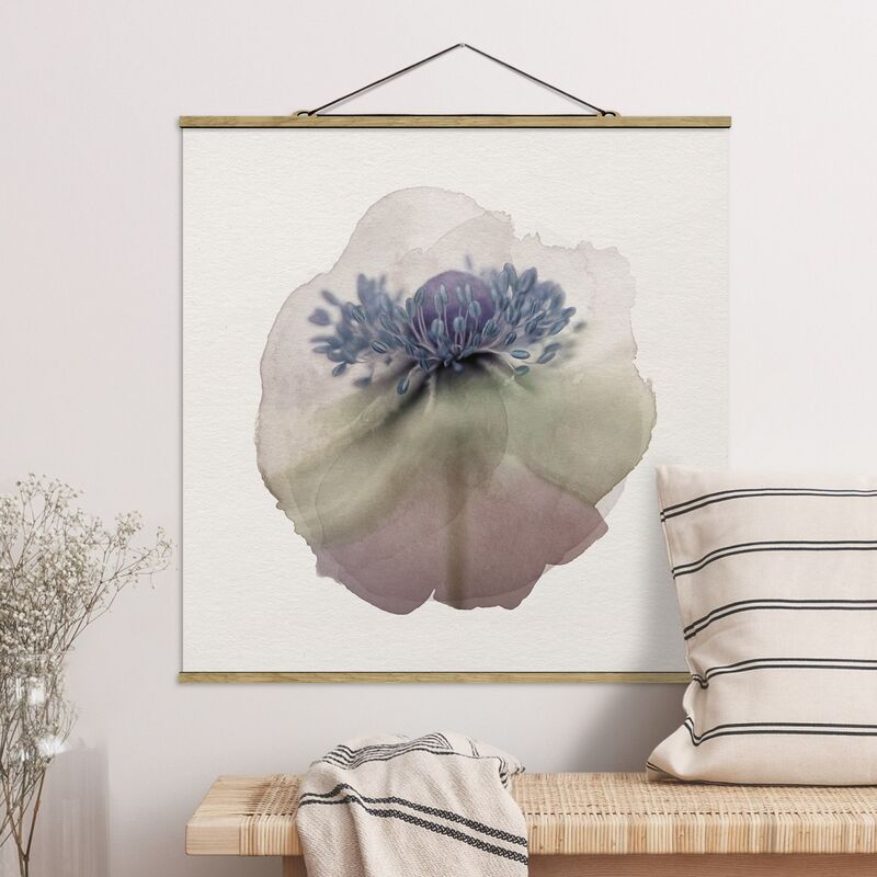 

Imagen de tela - Watercolors - Anemone In Violet - Cuadrado 1:1 Dimensión LxA: 50cm x 50cm