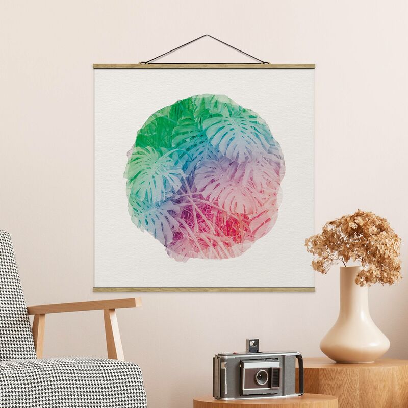 

Imagen de tela - Watercolors - Pink Monstera - Cuadrado 1:1 Dimensión LxA: 35cm x 35cm