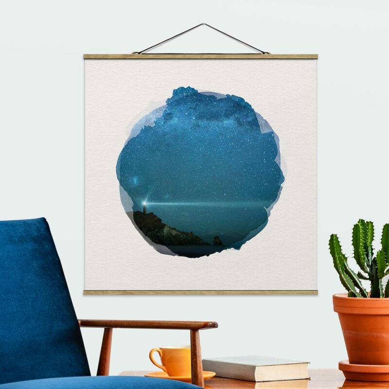 

Imagen de tela - Watercolors - Lighthouse - Cuadrado 1:1 Dimensión LxA: 80cm x 80cm