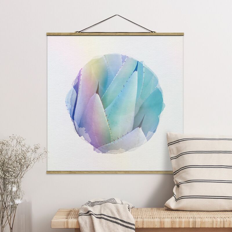 

Imagen de tela - Watercolors - Agave - Cuadrado 1:1 Dimensión LxA: 80cm x 80cm