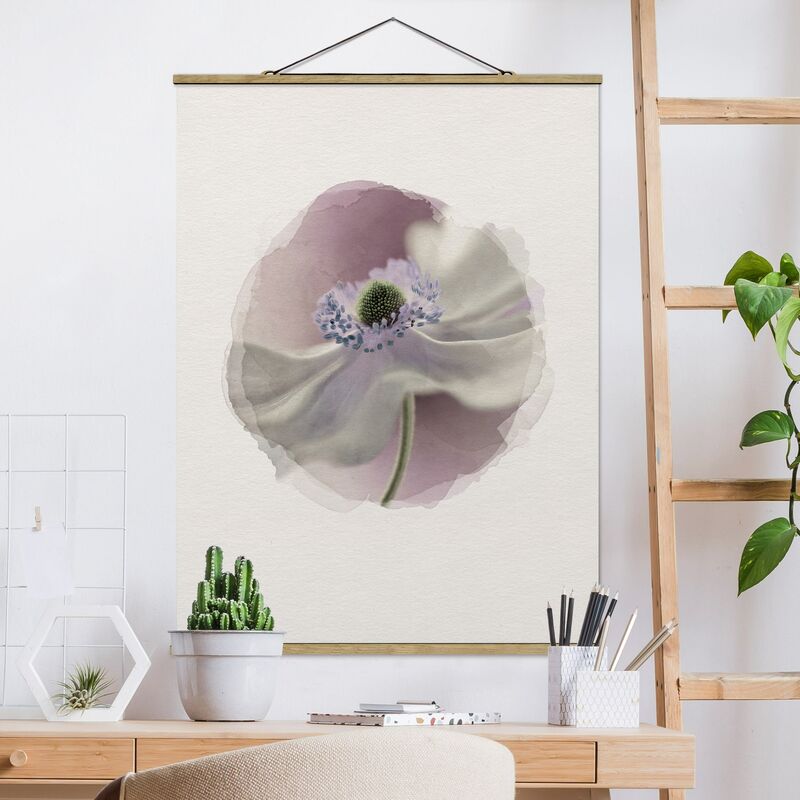 

Imagen de tela - Watercolors - Anemones Breeze - Alto 4:3 Dimensión LxA: 106.5cm x 80cm