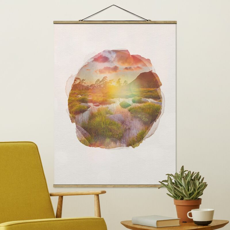 

Imagen de tela - Watercolors - Tverrdalsbekken - Alto 4:3 Dimensión LxA: 106.5cm x 80cm