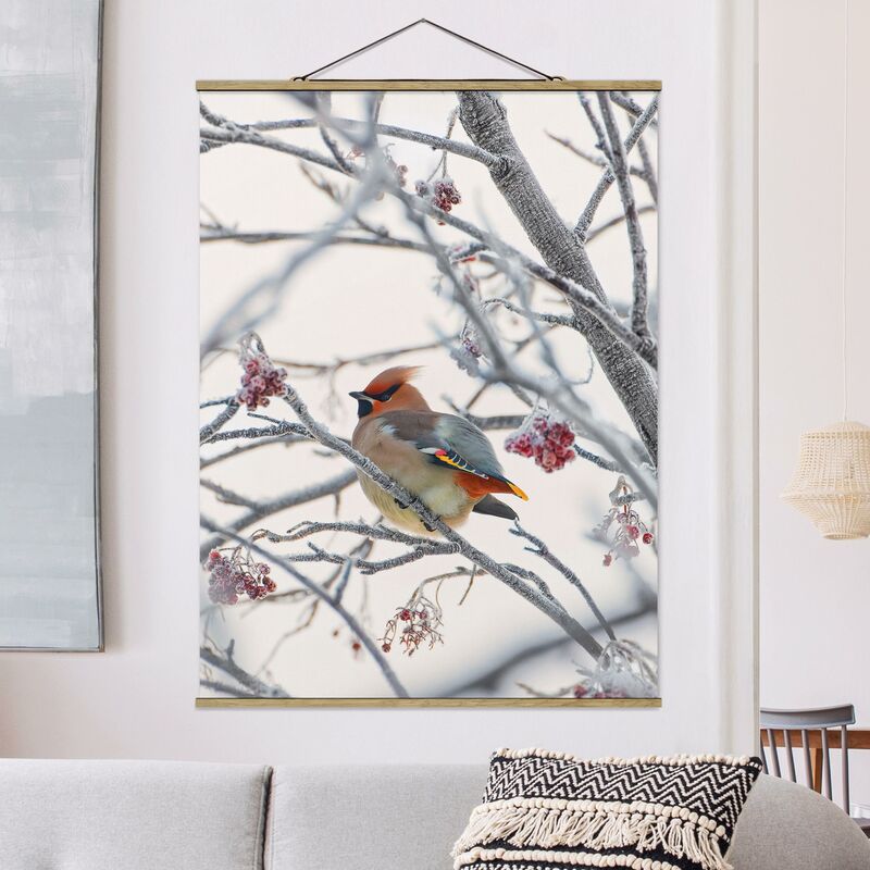 

Imagen de tela - Waxwing In Tree - Alto 4:3 Dimensión LxA: 106.5cm x 80cm