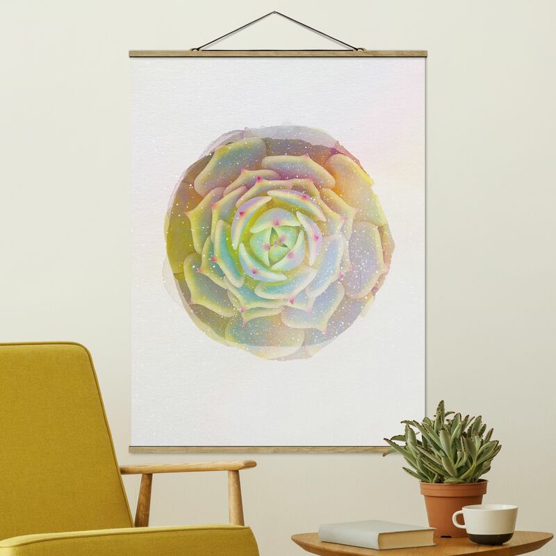 

Imagen de tela - Watercolors - Succulent - Echeveria Ben Badis - Alto 4:3 Dimensión LxA: 46.5cm x 35cm