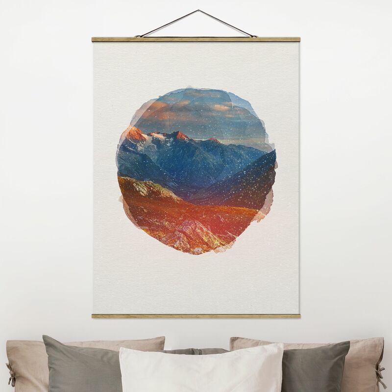

Imagen de tela - Watercolors - Col De Fenêtre Switzerland - Alto 4:3 Dimensión LxA: 46.5cm x 35cm