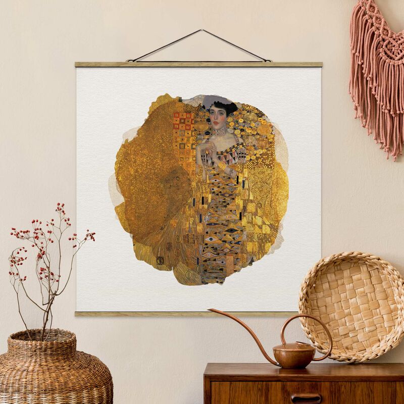 

Imagen de tela - Watercolors - Gustav Klimt - Portrait Of Adele Bloch-Bauer I - Cuadrado 1:1 Dimensión LxA: 100cm x 100cm