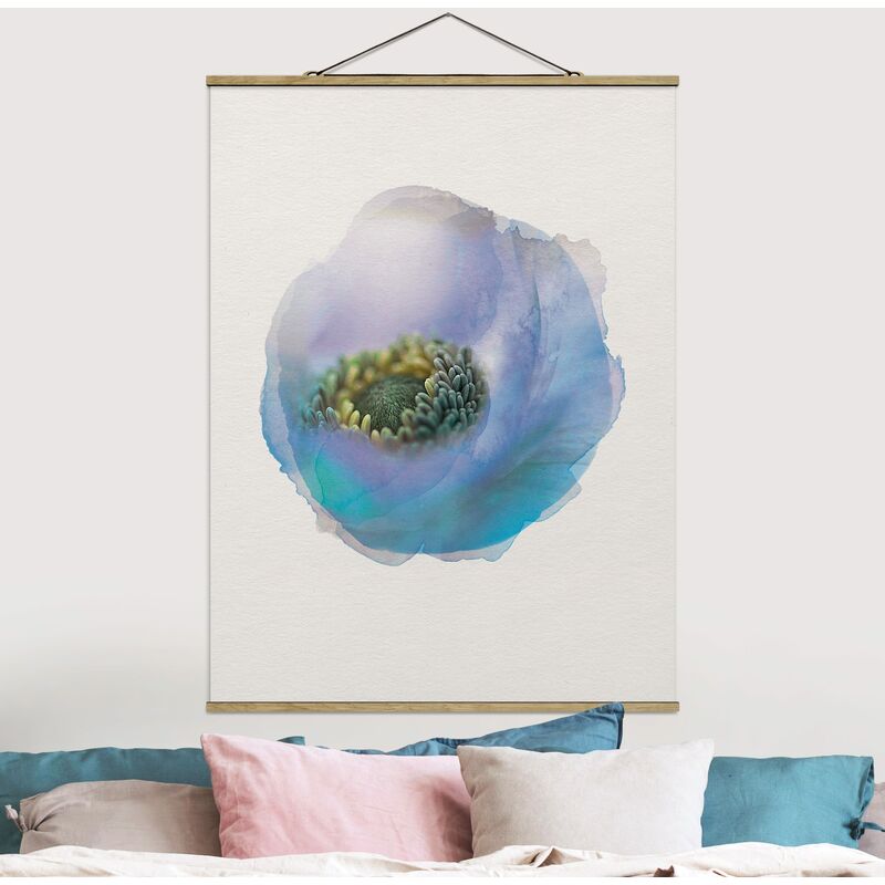 

Imagen de tela - Watercolors - Anemone On The River - Alto 4:3 Dimensión LxA: 133.5cm x 100cm