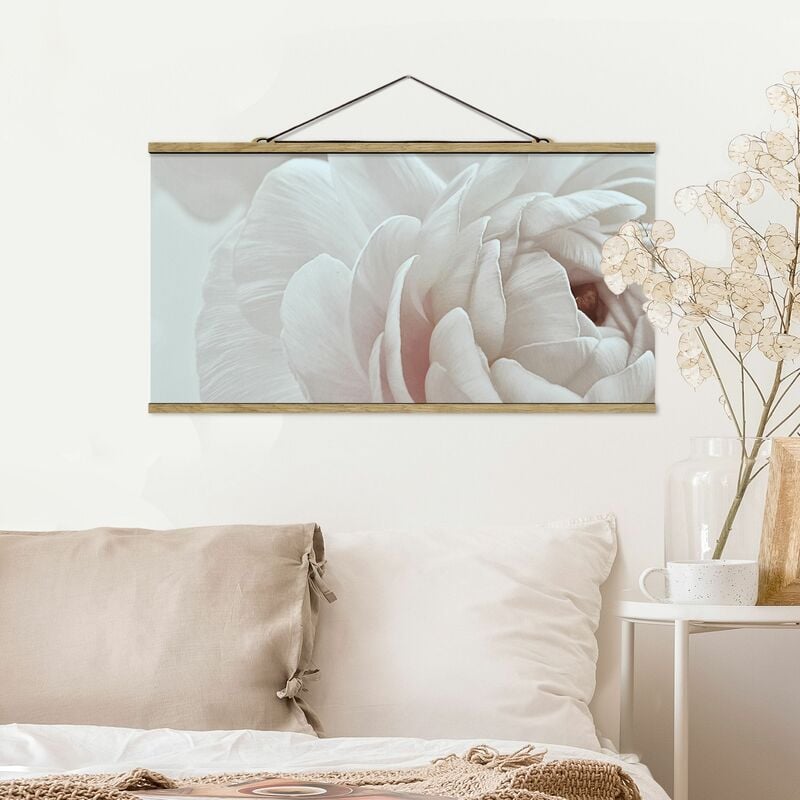 

Imagen de tela - White Flower In An Ocean Of Flowers - Apaisado 1:2 Dimensión LxA: 40cm x 80cm