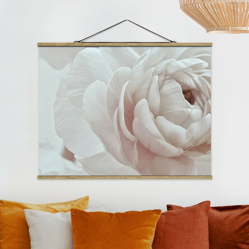 

Imagen de tela - White Flower In An Ocean Of Flowers - Apaisado 3:4 Dimensión LxA: 60cm x 80cm