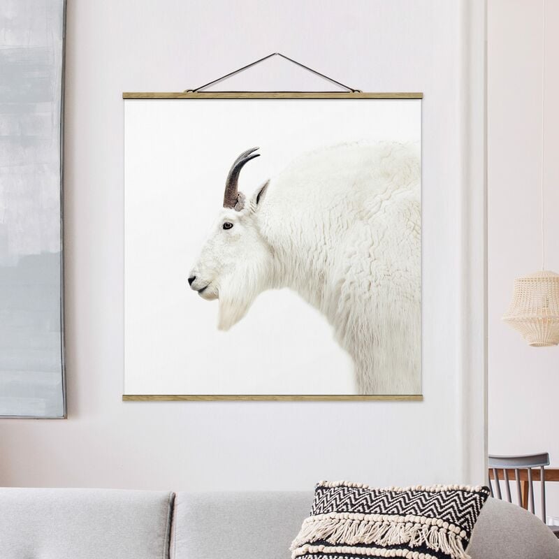 

Imagen de tela - White Mountain Goat - Cuadrado 1:1 Dimensión LxA: 80cm x 80cm