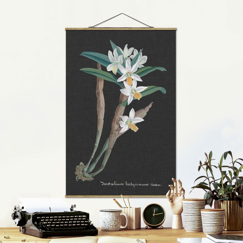 

Imagen de tela - White Orchid On Linen I - Alto 3:2 Dimensión LxA: 150cm x 100cm