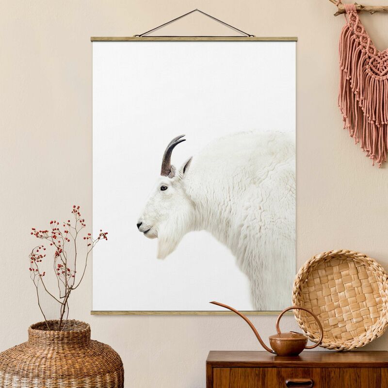 

Imagen de tela - White Mountain Goat - Alto 4:3 Dimensión LxA: 106.5cm x 80cm