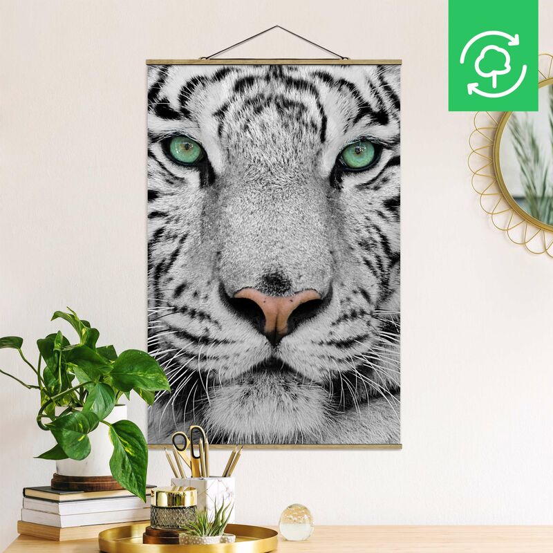 

Imagen de tela - White Tiger - Alto 3:2 Dimensión LxA: 120cm x 80cm