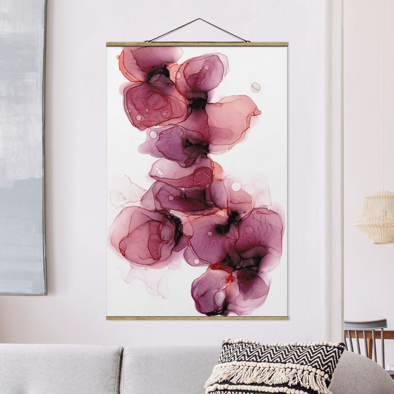 

Bilderwelten - Imagen de tela - Wild Flowers In Purple And Gold - Alto 3:2 Dimensión LxA: 52.5cm x 35cm