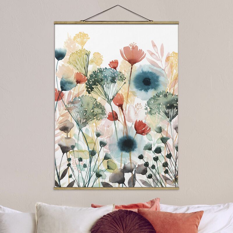 

Imagen de tela - Wild Flowers In Summer I - Alto 4:3 Dimensión LxA: 66.4cm x 50cm